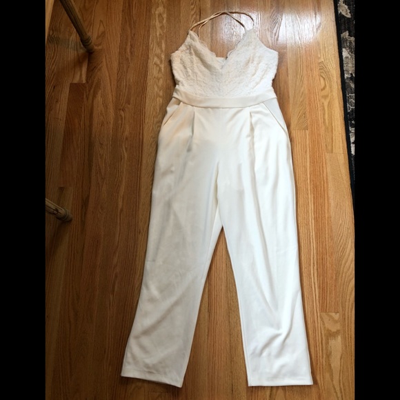 Express Pants - Express NWOT cream color jumpsuit